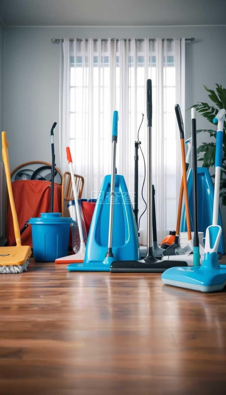 木质地板上的清洁设备 选择与布置的艺术